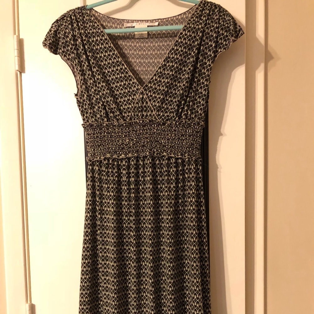 Brown/green dress